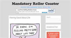 Desktop Screenshot of mandatoryrollercoaster.com